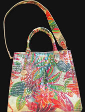 Authentic BRAHMIN Caroline Satchel Leather picture