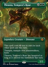 MTG English Thrasta, Tempest's Roar (Borderless) NM Foil Modern Horizons 2 picture