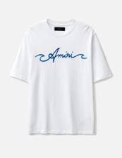 Amiri Men's White Wave T-Shirt picture