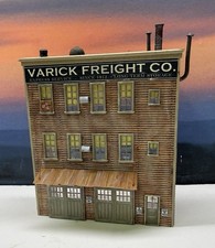 BUILT - “Varick Freight Co.” - FOS Scale Models BACKGROUND BLDG - 4.25” X 1.25” picture