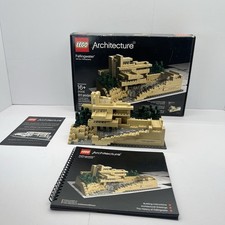 LEGO Architecture Fallingwater 21005 With Box And Book- MOSTLY Complete READ picture