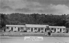 Ohio Cambridge Wilson's Motel roadside Dexter Simpson 1950s Postcard 22-3231 picture