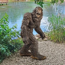 Bigfoot Yeti Garden Statue for Outdoor or Indoor Use Resin Lawn Decor 21 Inch picture