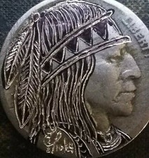 1913-1938 Buffalo Nickel Indian Head No Dates only 99 made BY J&M Tarantula picture