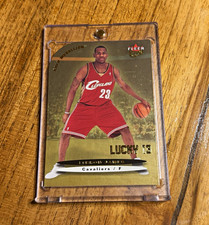 Fleer 2003-04 Ultra LeBron James Cavaliers #171 Lucky 13 Gold Medallion picture