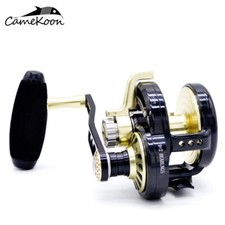 CAMEKOON Overhead Saltwater Big-Game Surf Fishing 70 LBS Lever Drag Jigging Reel picture