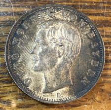 1903-D Bavaria 2 Marks Super Original Borderline Uncirculated KM-913 CHRC picture