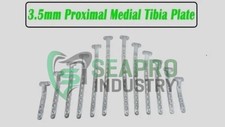 Medial Proximal Tibia Plate ( 3.5mm) Lot of 12 Pcs (L6/R6) Veterinary SS picture