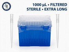 1000uL Pipette Tips Filtered Sterile Extra Long Universal Fit 1mL Lab Tips picture
