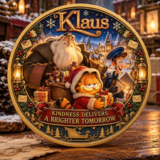 New Garfield x Klaus Christmas Holiday Commemorative Coin GN128 picture