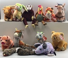 Ty Beanie Babies Zodiac Collection Set of 12 Beanies MWMT & Tag Protectors 2000’ picture