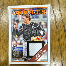 Topps 2023 Series 1 Adley Rutschman RC Memorabilia 1988 Relic 88R-ARU picture