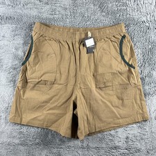 Brain Dead 3d Pocket Mountain Short Mens L Nutmeg Brown Stretch Hiking OutdoorBr picture