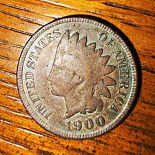 1900 Indian Head Penny in very nice condition picture