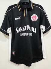 PUMA FC St. Pauli Officially Licensed Soccer Jersey Black/White picture