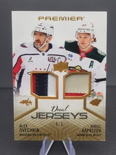 24-25 Upper Deck Premier Dual Jersey Alex Ovechkin Kirill Kaprizov #PD-OK /5 picture