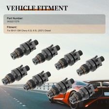 8pcs Diesel Fuel Injectors For GM Chevy 6.2L 6.5L 0432217275 New 1989 1990-2001 picture