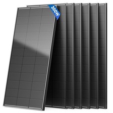 12V 300W 600W 1800W Watt Solar Panel High Efficiency N-Type 18BB Black RV Home picture