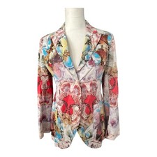 CARVEN Women’s Jacket Size 38/US 6 Beautiful Renaissance Art Blazer Rare picture