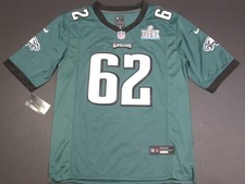 Jason Kelce #62 Philadelphia Eagles 2018 Super Bowl LII 52 Game Jersey Green picture