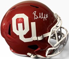 Oklahoma Sooners Baker Mayfield Signed Speed Fullsize Helmet Beckett Certified picture