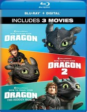 How to Train Your Dragon 1-3 Blu-ray Jay Baruchel NEW picture