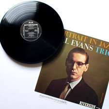 VINTAGE RIVERSIDE PRESS BILL EVANS TRIO VINYL LP NM picture