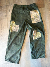 Brain Dead Handmade Camo Canvas Pants XL Green Relaxed (I pay customs) picture