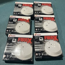6 NEW KIDDE FIREX Photoelectric Hardwired Smoke Alarm - Dated 2016 - picture