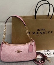 COACH  Teri Shoulder Bag In Signature Canvas CA548 White NWT picture