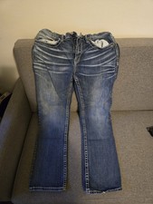 BKE Men’s Bootcut Blue Denim Jeans Medium Wash Mid Rise 5-Pocket Button picture