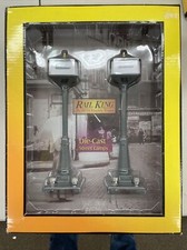MTH Railking 30-1068 Gray 2-Lamp Set • picture
