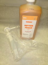 Dunkin' Butter Pecan Swirl Dessert Topping Syrup w/ Pump Milk Exp 28 MAR 2027 picture