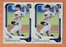 (2) Cam Cameron Schlittler 2026 Donruss Card #97 LOT picture