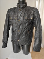 Belstaff S. Icon Blouson Waxed Cotton Jacket , black, Size 48, About M-L picture