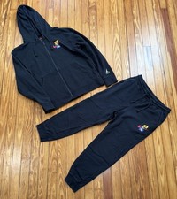 Air Jordan Jumpman Men’s Sweatsuit Size Medium / Large Black Hoodie & Sweatpants picture