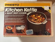 Vintage Presto Kitchen Kettle 6 Quart Multi-Cooker Deep Fryer NOS New Sealed Box picture