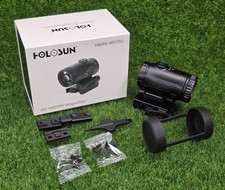 Holosun HM3X-MICRO 3x Magnifier w/Flip-to-Side Picatinny QD Quick Detach Mount picture
