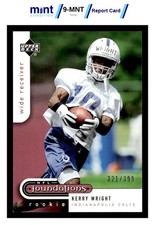 2005 UD FOUNDATIONS KERRY WRIGHT 177 MCG 10 RC 321/399 COLTS picture