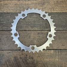 Vintage Sugino 34T Chainring 110 BCD 5-Arm Road Bike Japan 34 Tooth Alloy picture