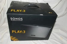 Sonos PLAY:3 Wireless Speaker Black Open Box  picture