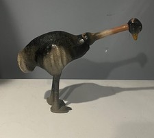 Vintage Schoenhut Humpty Dumpty Circus Wooden Ostrich Toy 7.5” Early 20th C. picture