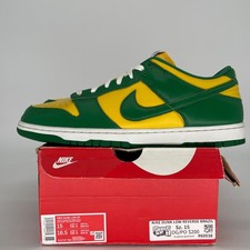 Size 15M/16.5W - Nike Dunk Low Brazil (2020/2024) CU1727-700 Pre-Owned picture