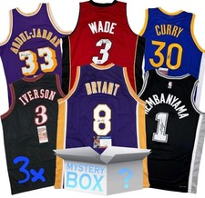 3x Random Signed NBA Basketball Jersey Mystery Box w/ COA (Beckett, JSA, etc.) picture