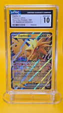 Zapdos ex ⚡ CGC 10 GEM MINT 049 2023 Pokemon 151 Black Star Promo picture