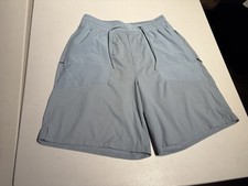 Lululemon Shorts Men's Medium Step Back Jump Chambray  Lined Gym Yoga 9” Inseam picture