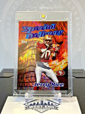 JERRY RICE 1997 Topps Chrome SPECIAL DELIVERY #5 49ers HOF INSERT SP 🔥 RARE 🔥 picture