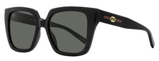 Gucci Oversize Square Sunglasses GG2102S 001 Black 54mm picture