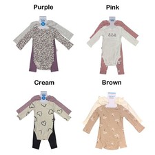 Carter's Girls Long Sleeve Bodysuit & Pant Set, 3 Piece picture