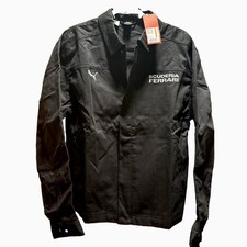 Puma Scuderia Ferrari Lifestyle Jacket Men's Size Large Black Full Zip picture
